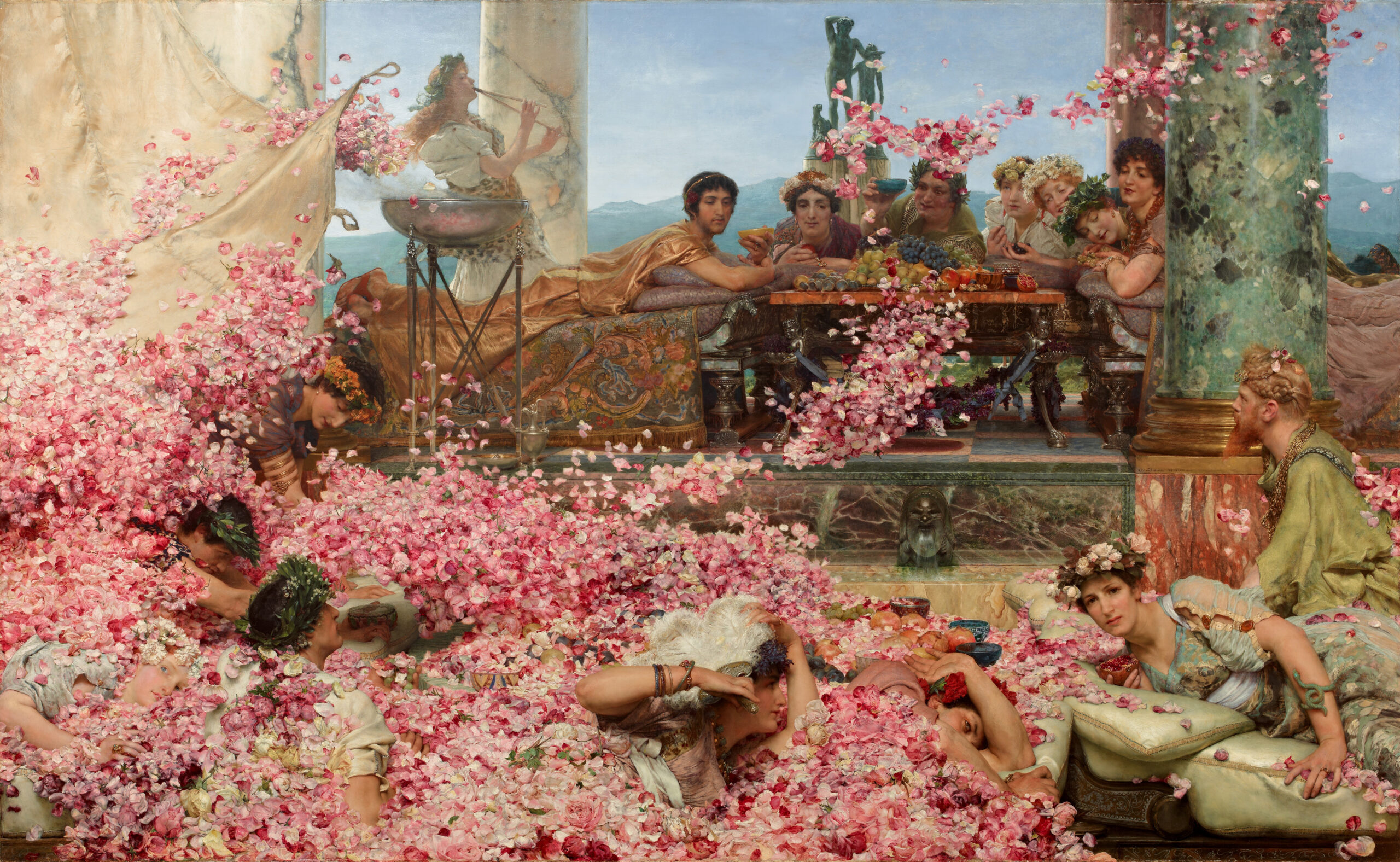 send roses in New York - The Roses of Heliogabalus, oil on canvas by Lawrence Alma-Tadema, 1888