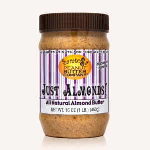 Just Almonds All Natural Almond Butter - Saratoga Peanut Butter Company