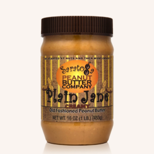 Plain Jane Creamy Peanut Butter - Saratoga Peanut Butter Company