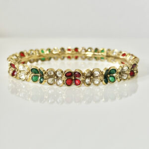 HOLIDAY Red White Green Gold Bangle by Rosena Sammi