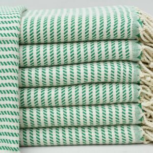 Turkish PESHKIR Hand Towel in Sage