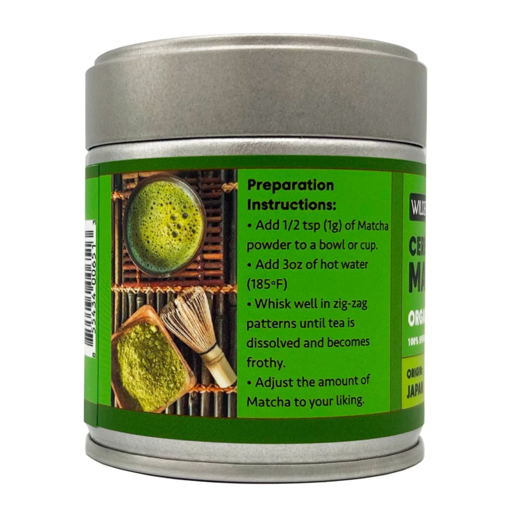 Ceremonial Grade MATCHA Green Tea Powder (Organic) - Wilderness Poets (3) Ceremonial Grade MATCHA Green Tea Powder (Organic)